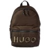 HUGO Rikky Tonal Logo Nylon Backpack, juniper, PCE.