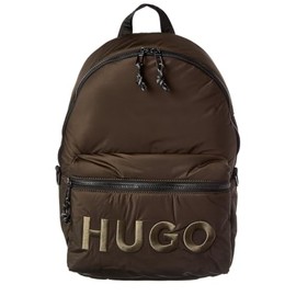 HUGO Rikky Tonal Logo Nylon Backpack, juniper, PCE.