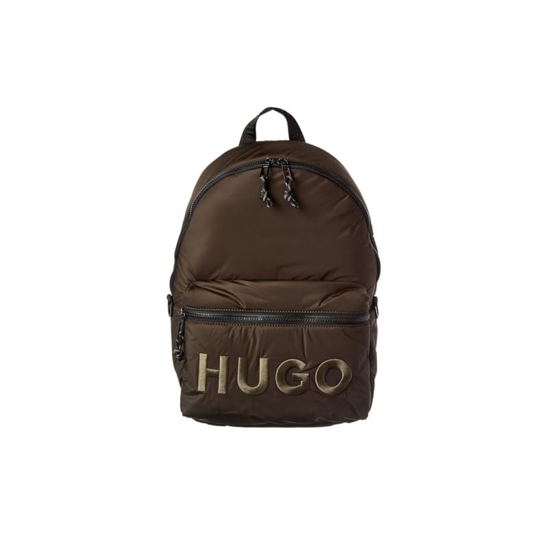 HUGO Rikky Tonal Logo Nylon Backpack, juniper, PCE.