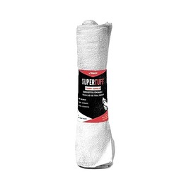 Trimaco SuperTuff Roll White Terry Towels, 14-inch x 17-inch, 6 count
