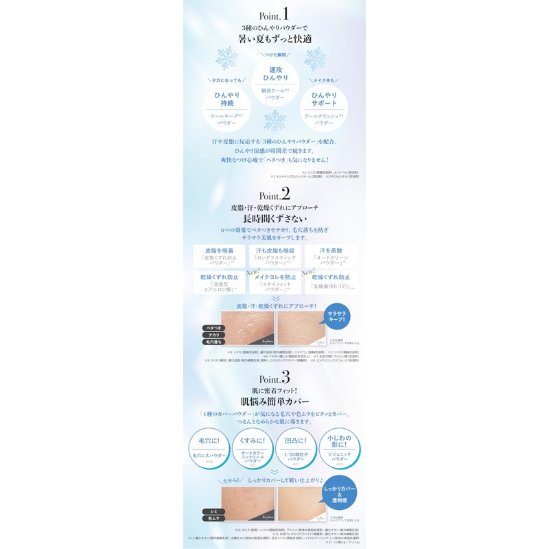 Cool Fit Cover Powder, UV50 Plus, Body Powder, Face Powder,