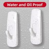 20 Medium Hooks for Hanging, Adhesive Wall Strips Hooks Heavy