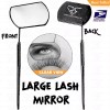 RS Eyelash Mirror for Eyelash Extensions Black Large Square Mirror