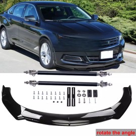 Unbranded For Chevy Impala Limited Gloss Front Bumper Lip Splitter Spoiler Chin Body Kit