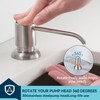 Yofidra Built in Soap Dispenser for Kitchen Sink: Brushed Nickel