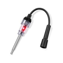 NYTKL Inline Spark Plug Tester, Straight Boot Engine Ignition Coil Tester, Internal/External Engine Checker Armature Diagnostic Detector for Automobile Motorcycle Lawn Mower
