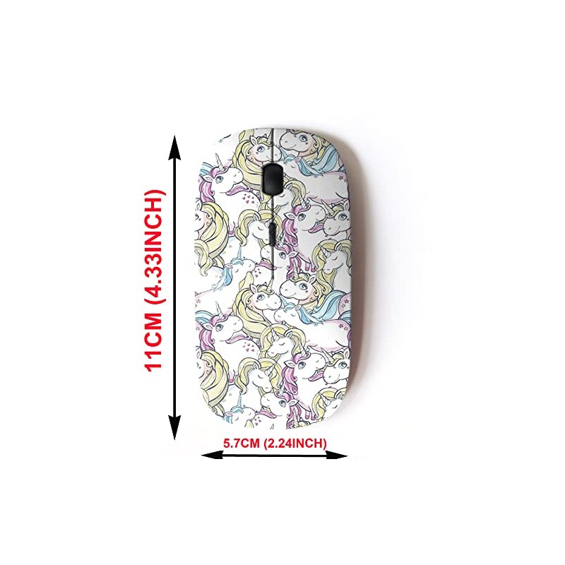 2.4G Wireless Mouse with Cute Pattern Design for All Laptops