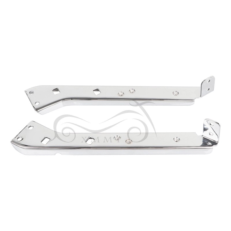 Unbranded Left Right Saddlebag Rail Support Brackets For Harley Electra