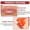 6 Piezas Lip Oil Tint Gloss Labial Permanente Rojo Labiales