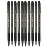 RADIUS Tri Flex Ballpoint Pens, BLACK, 1.0mm Medium Point, Pack