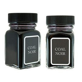 Monteverde 60ml Noir Fountain Pen Ink Bottle (30ml Coal Noir G309LN Ink Bottle - Pack of 2)