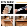 4 PCS Wall Bumper Guards Clear Furniture Bumpers Silicone Rubber