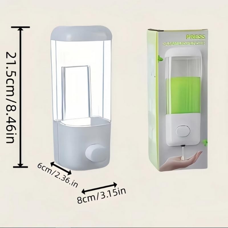 1 x Hotel Press Art Soap Dispenser, Non-Perforated Wall Mounted,