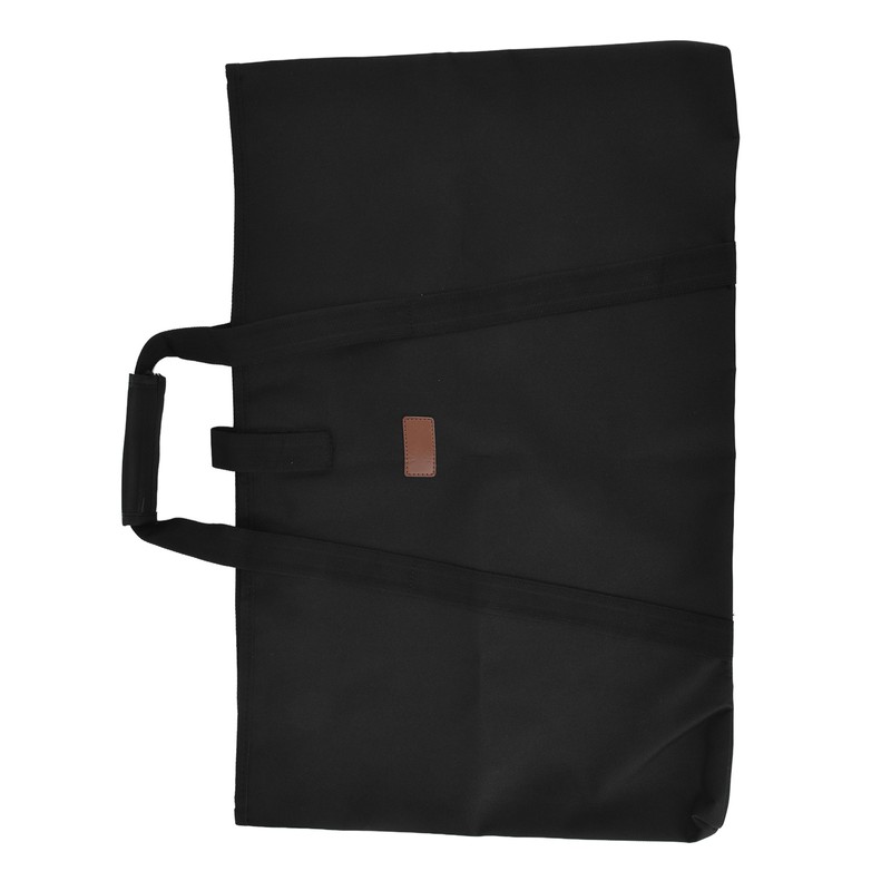 Folding Table Storage Bag Sponge Interlayer Waterproof Oxford Cloth Black