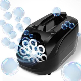 QINGBAO Bubble Machine - 4000+ Bubbles/Min Automatic Bubble Blower - Mini Bubble Machine for Toddlers 1-3 & Kids - Portable Professional Bubble Maker - Bubble Toys for Indoor and Outdoor