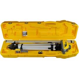 Spectra Precision LL100N-2 Kit de nivel láser con receptor HR320 y abrazadera, varilla de grado de 15 pies (pulgadas), trípode y caja del sistema,... 