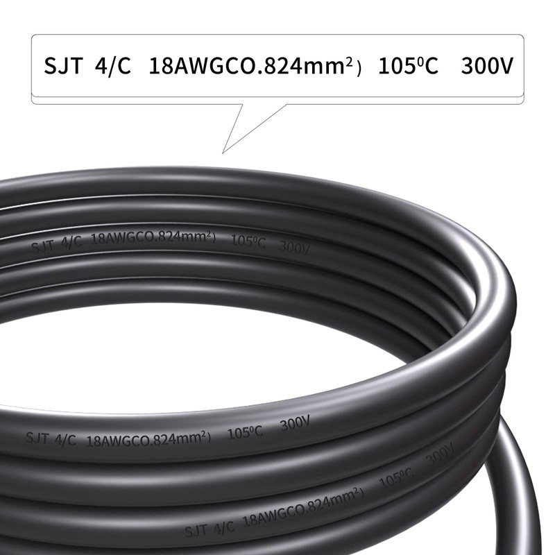 Goupchn Arnés de cableado de remolque de 4 vías 18AWG