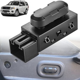 6-Way Power Seat Switch Driver Side for Ford F150/Explorer/Expedition 2006-2015 Lincoln,Direct Replacement for OE 5F9T-14B709-AA & 9L3Z14A701A - Plug & Play Installation, ABS+PP Construction