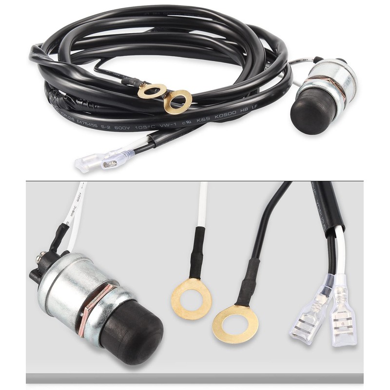 Geggkake Universal Golf Cart 12 Volt Horn Kit Fits Club