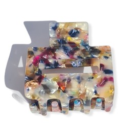 Women Hair claw clip acetate medium hair claw for women, hair clip, hair accessories for women gift for women medium hair claw fashion claw and barrette hair styling accessory . (Multi colour drops)