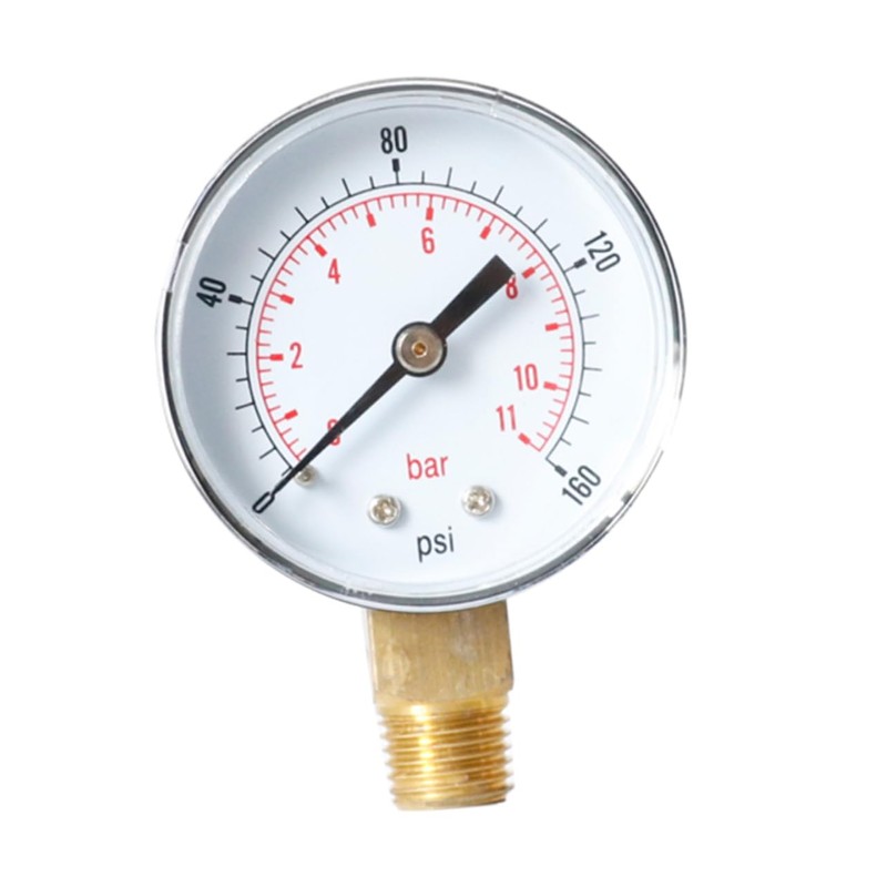 CHILDWEET Psi High Precision Npt Pressure Gauge for Compact Design