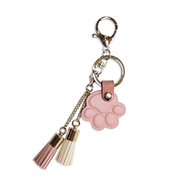 byDream Paw Key Holder, Tassel Charm, Cute, Paw, Cat or