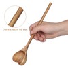 Wooden Heart Shaped Spoons: Wood Long Handle Love Spoon for