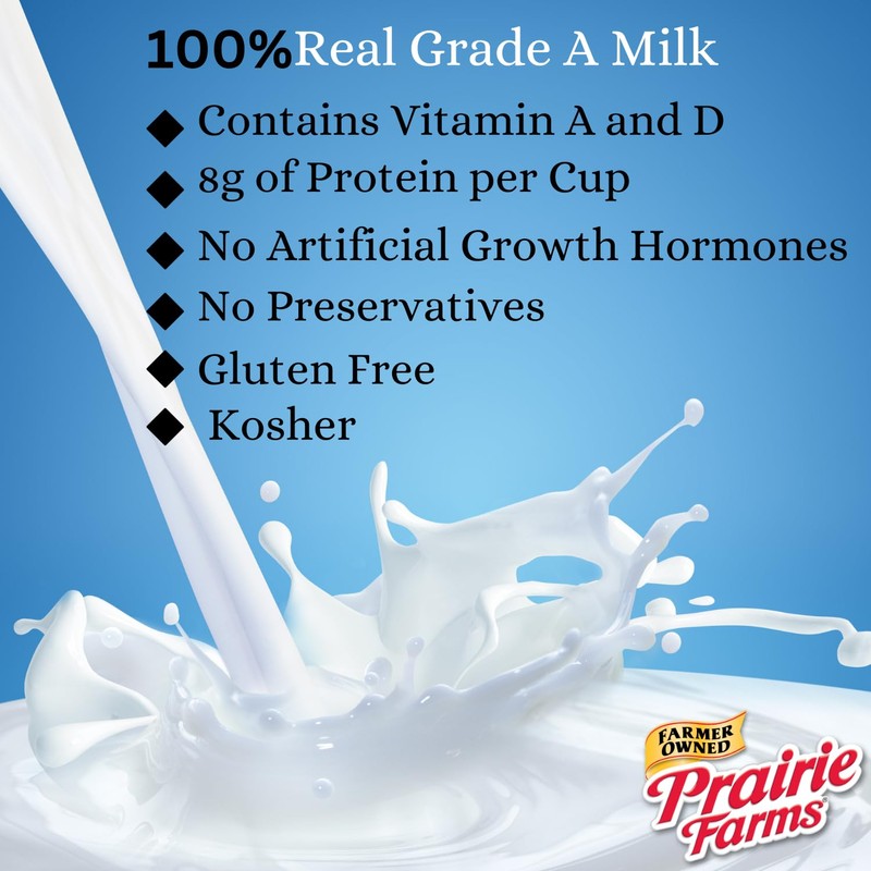 Prairie Farms Whole Milk, Shelf Stable, Boxed & Ultra Pasteurized