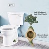 ZUNON Toilet Bolt Caps, Decorative Toilet Bolt Covers, Ceramic Cute