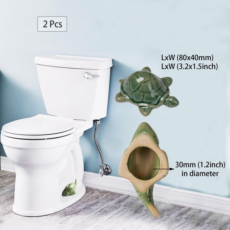 ZUNON Toilet Bolt Caps, Decorative Toilet Bolt Covers, Ceramic Cute
