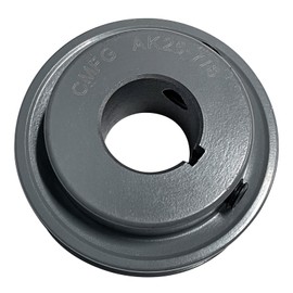 CMFG AK25-7/8 V Belt Pulleys,AK2578,2.5 inch OD, 7/8 inch Bore, Cast Iron Material,AK Single Groove Mechanical v-Belt Pulleys for "A" or ''4L" or "3L" Belts