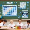 Justforjoyful Ocean Sea Calendar Bulletin Board Set for Classroom Decoration
