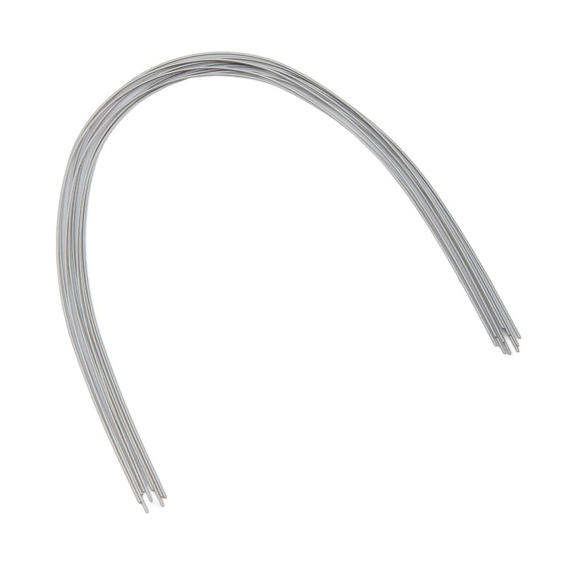 50pcs Teeth Nickel Titanium Wire Square Elasticity Medical Metal Orthodontics