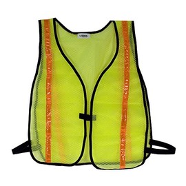 CH Hanson 55115 Lime green vest, w/red reflective stripes