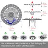 Shower Drain Hair Catcher/Bathtub Shower Drain Hair Trap/Strainer Stainless Steel