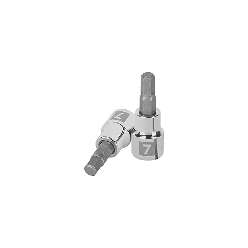 Truper D-4990-7M, Dado de punta hexagonal mm, 7 mm, cuadro