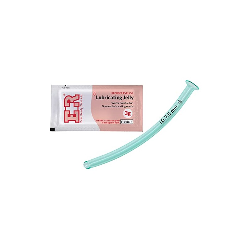 Ever Ready First Aid Nasopharyngeal Airway (NPA) with Packet of