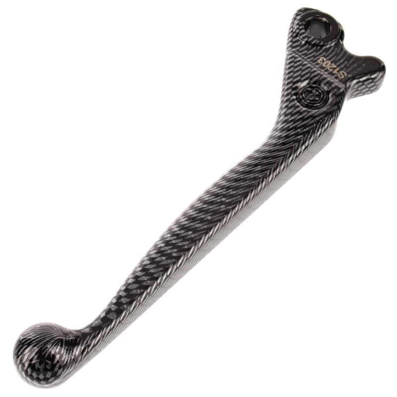 Simson Brake Lever + Clutch Lever, Solid Aluminium, Carbon Look