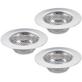 VIP Home Essentials Heavy Duty Endurance Sink Strainer - Large-2-1/2 to 3-1/4-3 Pack