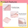 YANMAKE Press On Nail Storage Boxes, 36 PCS Clear Plastic