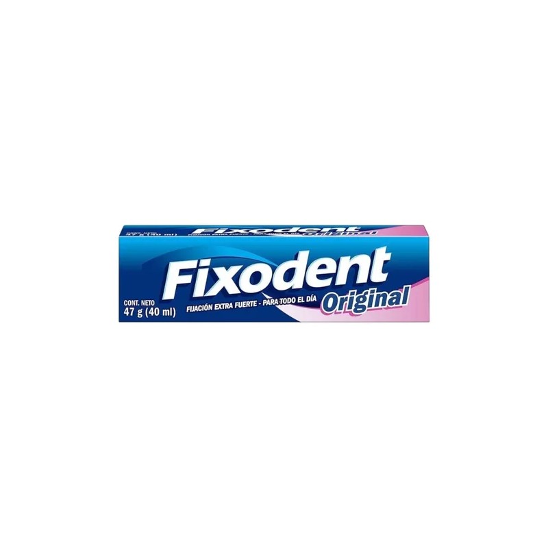 Fixodent Crema Adhesiva 40 Ml 6 Piezas Protesis Placas