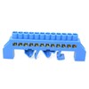 PZRT Terminal Block Terminal Bus Bar 12 Positions Screw Brass