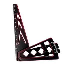 Orivin RC Car Adjustable Camber Gauge Height Ruler for 1/10 1/8 1/7 RC Crawlers Universal Models Alignment Tool Black and Red
