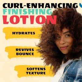 AllDay Locks Classic Wave Hair Lotion - Lightweight Curl Cream for Frizz Control & Hydration, Curly & Wavy Hair Styling Products for Women and Men, Lotion for Defining and Moisturizing - 7.7 oz Bottle