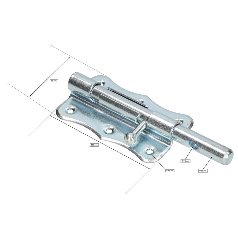 KOTARBAU® Door Bolt 100 mm Door Bolt Lock Lock Sliding