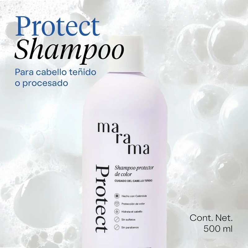 MARAMA Protect Shampoo Para Cabello Teñido o Procesado 500 ml