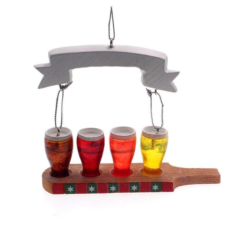 Flight Time Beer Glass Christmas Tree Ornament A2004