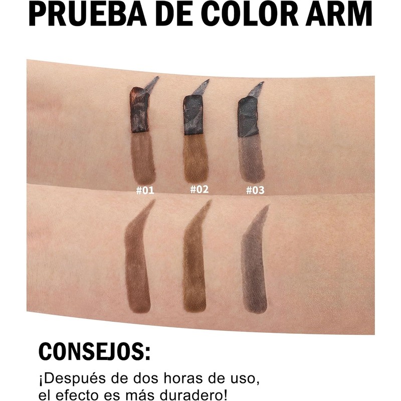 Erinde Gel para cejas peel-off,#02