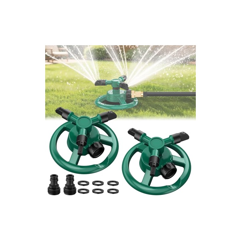 360° Rotating Lawn Sprinkler System for Efficient Watering