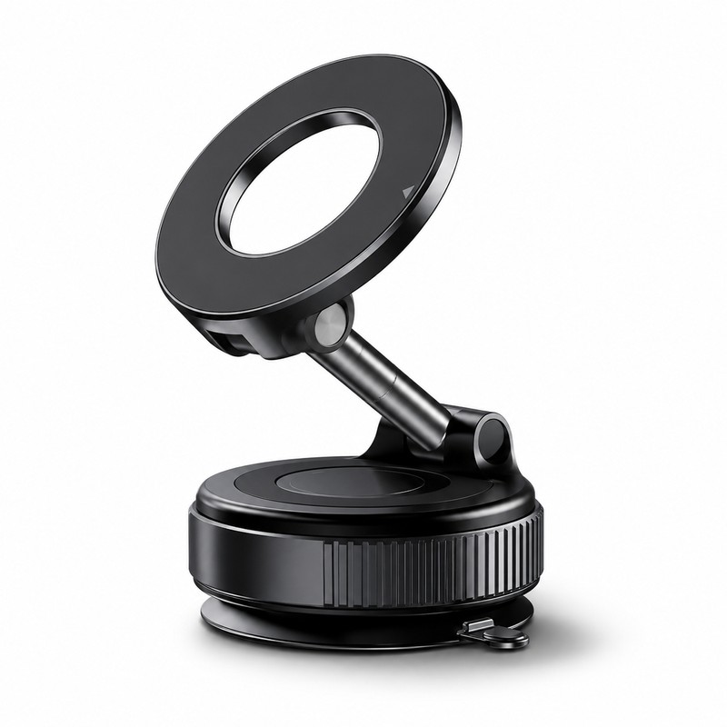 Magnetic Vacuum Phone Mount for Car & Home – 360°
